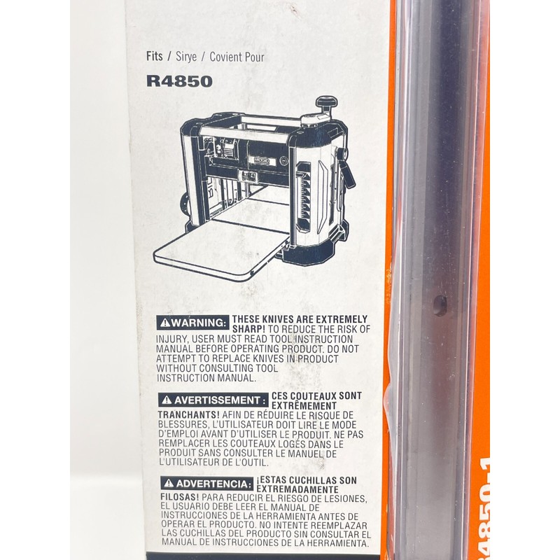 RIDGID R4850-1 13" Planer Knives 3-Pack Replacement Blade Set