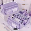 Large Pencil Case High Capacity Holder Box Storage bag Desk