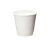 EcoQuality 10 oz White Double Wall Disposable Paper Coffee Cups