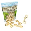 Country Brook Design - 3/4 Inch Brass Plated Heavy Swivel