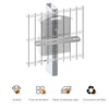 Mounting Kit for Letter Boxes, Double Rod Mat Fence Attachment,