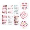 Beavorty 288pcs Christmas Fake Nails for Boys and Girls Festive