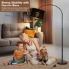 Seaside Village Modern Arc Floor Lamp, Tall Pole Lamp with