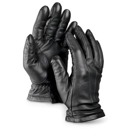 Guide Gear Men’s Black Leather Gloves, Cashmere Lined Lamb Leather Winter Gloves, Driving Gloves for Men Black SMALL