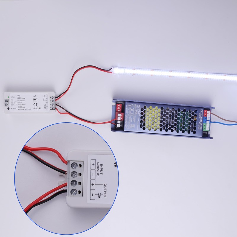 JOYLIT DC 5-36 V 8A LED Dimmer Controller for Single