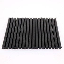 Surebonder Black Fabric Hot Glue Stick, Mini Size 4" L, 5/16" D - 18 Pack, Machine Washable, Use with High Temperature Glue Guns - Made in USA (FS-18B)