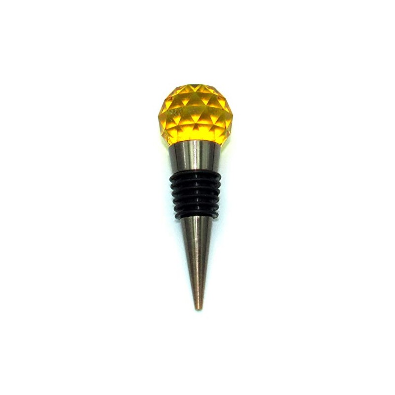Gemstone Wine stopper (Yellow Purple)