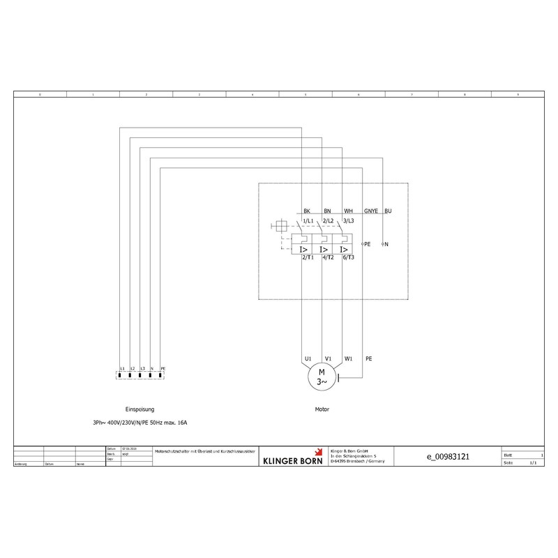 ISKRA MS25 Motor Protection Switch 4-6.3 A in Housing with