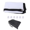 Outdoor Movie Screen 100in Foldable AntiCrease 16:9 White Portable Curtain