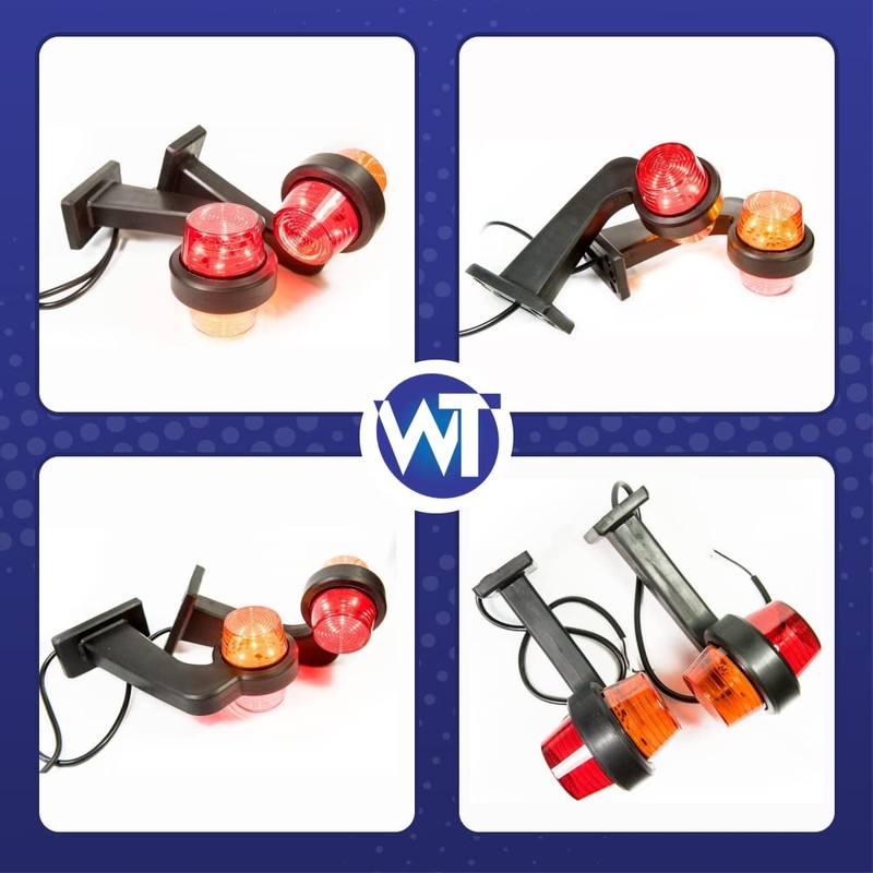 Web Truck 2 x LED Rubber Side Light 12 V