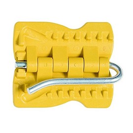 The Original Fat Ivan Fold Up Doorstop Wedge with Magnet Yellow (Pack of 2)