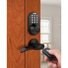 MiLocks XFL-02OB Digital Deadbolt Door Lock and Passage Lever Handle
