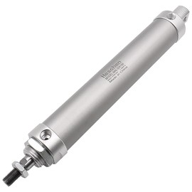 Heschen 空気圧スリムエアシリンダー MAL 32-150 PT1/8インチポート 32mmボア 150mmストローク ダブルアクティング