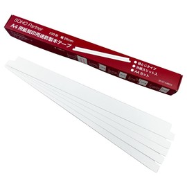 SH-CT-A4W25 Binding Tape, A4 Size, Width 1.0 inches (25 mm), White, 100 Sheets