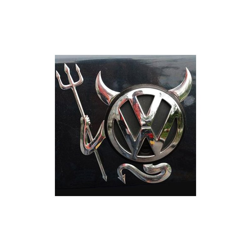 Eyourlife 3D Chrome Devil Demon Sticker Decal Auto Car Emblem
