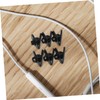 LABRIMP Headphone Cable Clip 100pcs Plastic Earphone Wire Clips 360°