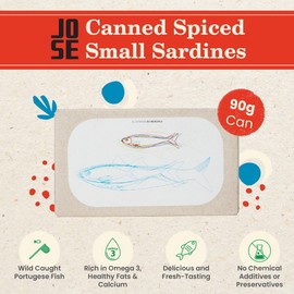 Jose Gourmet Spiced Small Sardines, 90g 3-Pack