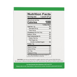 Nutmeg State Nutrition - High Protein Instant Oatmeal Mix, Keto Friendly, 15g Protein, 100 Calories, 2g Sugar, 7 Servings Per Box (1 Box, Banana Nut)