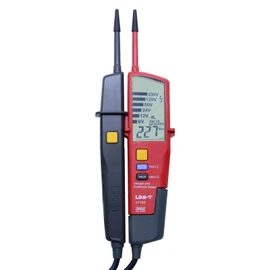 UNI-T UT18D Probador de Voltaje y Continuidad Detectores de Voltios de Rango Automático Pen Date Hold/LED/LCD Display Multímetro Digital