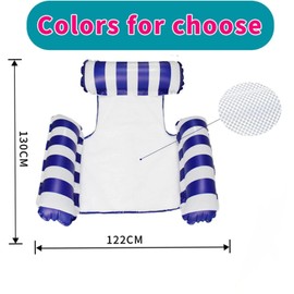 Water Hammock, Air Mattress Water, Pool Toy, 4 in 1 Air Mattress Water Hammock, Air Mattress Pool Adults, Water Toy Adult Pool Air Mattress