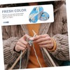 IWOWHERO 2 Rolls Practical Multi Function Knitting Yarn of Comfortable