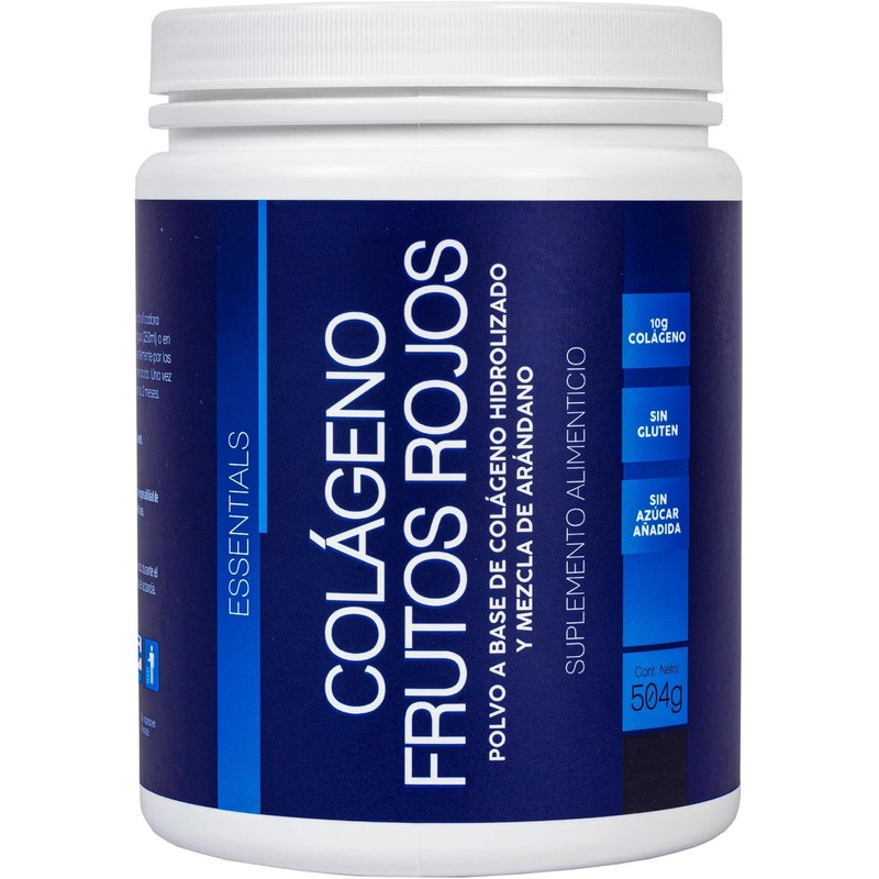 NLS Essentials COLÁGENO HIDROLIZADO sabor frutos rojos Sin azúcar añadida