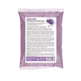 Powerwell Bleaching Powder Purple Plex 500 g Bleaching in Bag with Anti-Yellow Effect and Plex Technology
