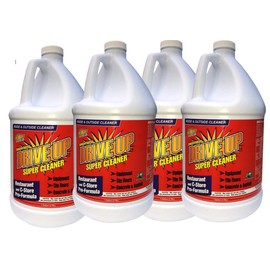 Drive Up Super Cleaner Concentrated Degreaser, 4 x 1 Gal, Multi Purpose & Multi Surface Cleaner, Safest Degreaser, Remove Motor Oil from Concrete, Industrial Strength Cleaning, Case of 4 x 1 Gal
