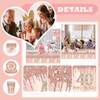 Rose Gold Happy 60th Birthday Table Cloth TableCover,137*274cm 60th Birthday