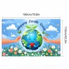 LOONELO Happy Earth Day Backdrop Banner April 22 Environmental Protection