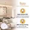 Simba Lighting LED Candelabra E12 Base G14 Small Globe 5