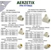 AERZETIX - C67024 - Set of 5 identical T-pieces made