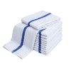 Atlas 48-Pack BLUE STRIPE Bar Mops 16x19 Full Terry Towels