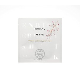 Ryukaku Moon Peach Enrich Creamy Sheet Mask, 1 Sheet, Face Mask, 0.8 fl oz (23 ml) x 1 Sheet