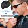 Portable Handheld Speaker Mic for Motorola Walkie Talkie, 3.5mm Headphone