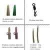 JSHANMEI 120pcs/box Carp Fishing Tackle Kit Bundle Safety Leader-Clips Quick