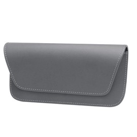 ruiya Improved 2022 Daihatsu Move Canvas/Tanto Fan Cloth Exclusive Sunglasses Holder Sunglasses Holder Glasses Case Storage, Durable, Easy Installation, ETC Card Holder, Custom Parts (Gray, PU