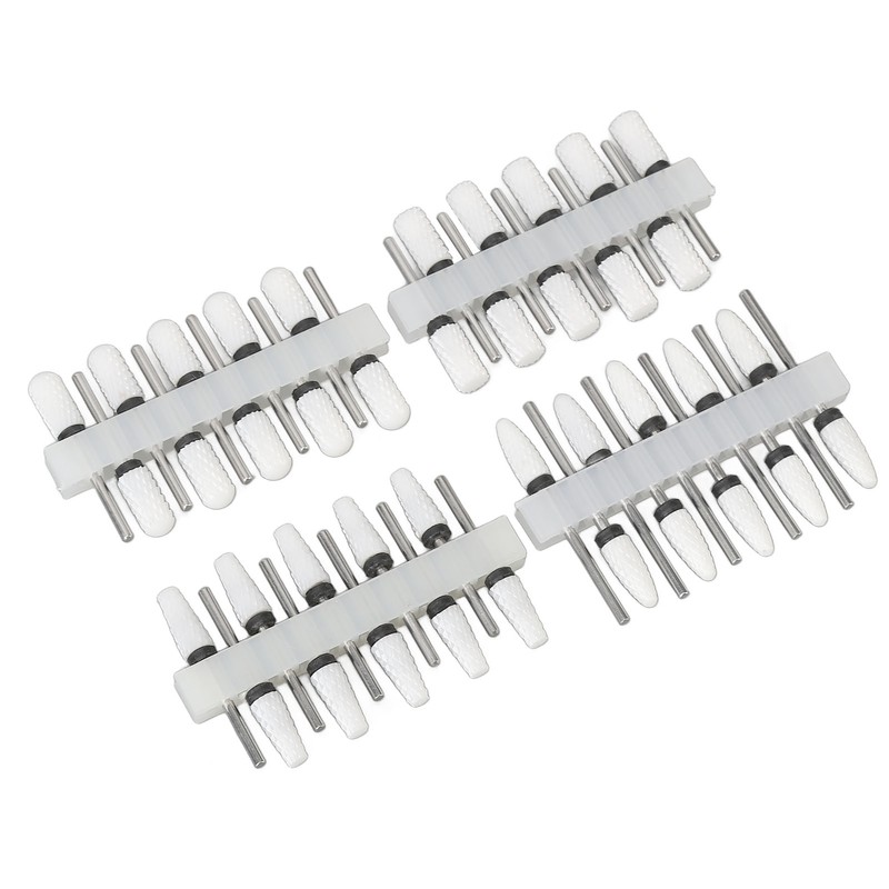 40Pcs Nail Drill Bit 4 Types Ceramic Nail Removal Bit
