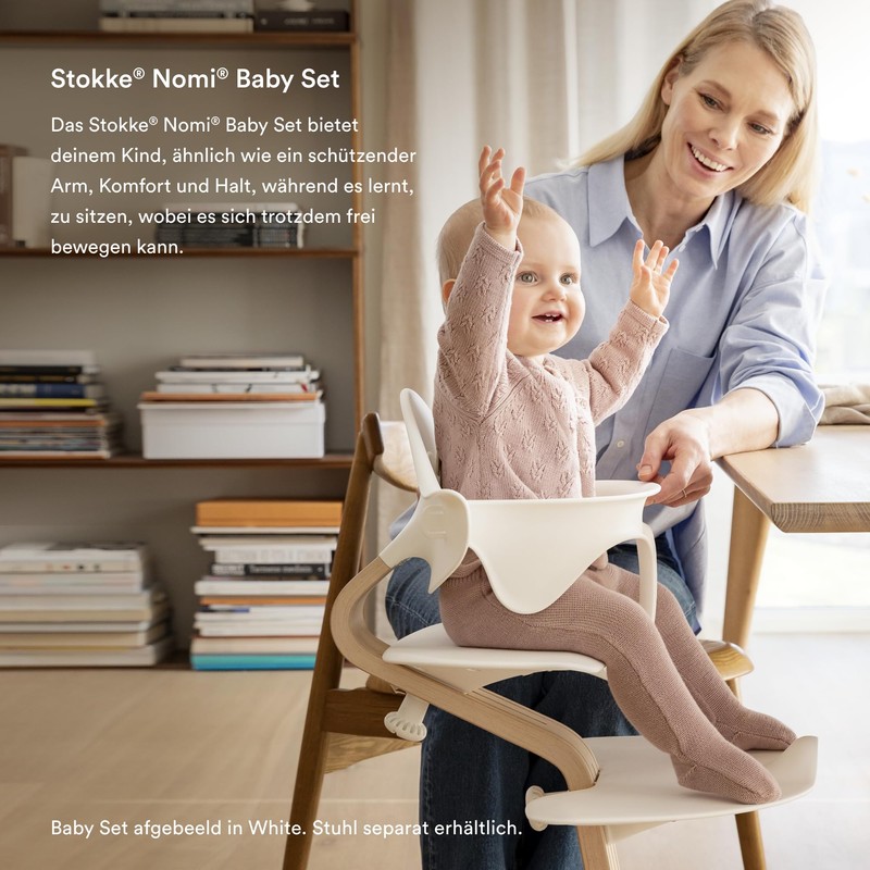 Stokke Nomi Baby Set, Anthracite - Provides your baby with