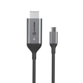 ALOGIC Ultra USB-C (Male) to HDMI (Male), 4K@60Hz 2M Grey (Space Grey)