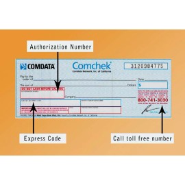 Genesis NEW COMDATA Comcheck Blank 5 Units