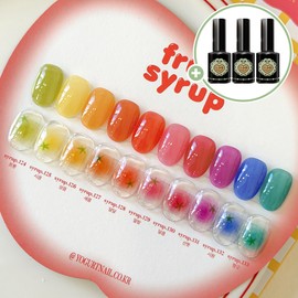 Yogurt gel fruit syrup gel 10-piece set / 요거트젤 후르츠 시럽젤 10종 세트
