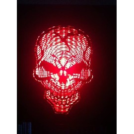 JeepTails Skull Tail lamp Light Covers Compatible with Jeep CJ or YJ and TJ Wranglers - Black - Set of 2