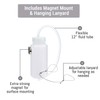 Mission Automotive Brake Bleeder Kit - 16 Oz, White -