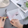 Vinyl vs. Transparent Cat Reusable Waterproof Pouch Travel Gift Wrapping Paper / 비닐 대 투명 고양이 다회용 방수 파우치 여행용 선물포장지
