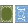Sizzix Textured Impressions Embossing Folders 2/Pkg-Holiday Joy