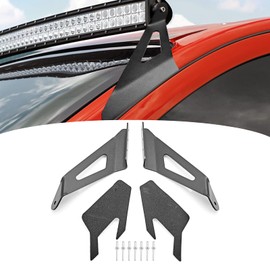 Wsays 50" LED Light Bar Roof Brackets Mount Compatible with Chevy Silverado 2500/3500 HD 2015-2019 Fit GMC Sierra 2500/3500 HD 2015-2019
