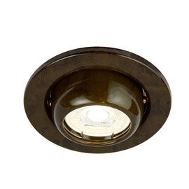 Tecnolite Lámpara para Empotrar, Lámina de Acero, color Madera YD-345/M