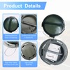 2 Pack Trailer Document Holder with Wire Attached Cover for