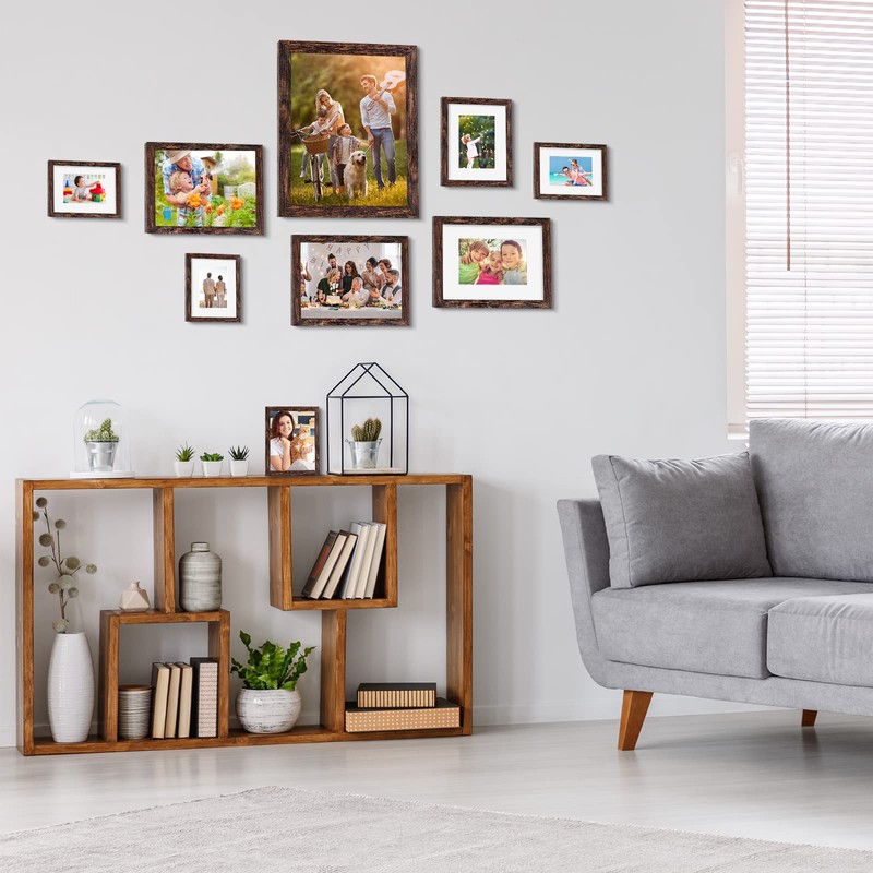 Nacial 4 Pack Brown Photo Frame 6 x 4, Home